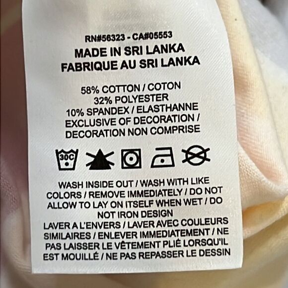 NWOT NIKE Colorful Stripes Tank Bodysuit - Size Small - Picture 12 of 12